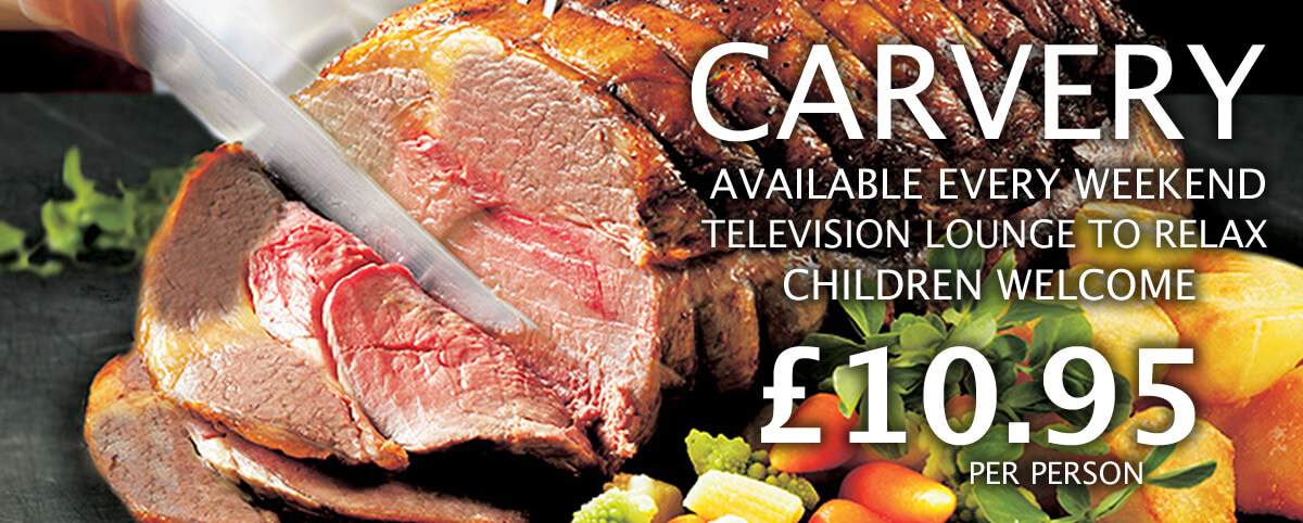 Available Every Weekend Carvery at The Seaward